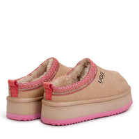 Premium Tassie Platform Uggs, women's slippers in Pink view 3