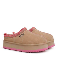 Premium Tassie Platform Uggs, women's slippers in Pink view 2
