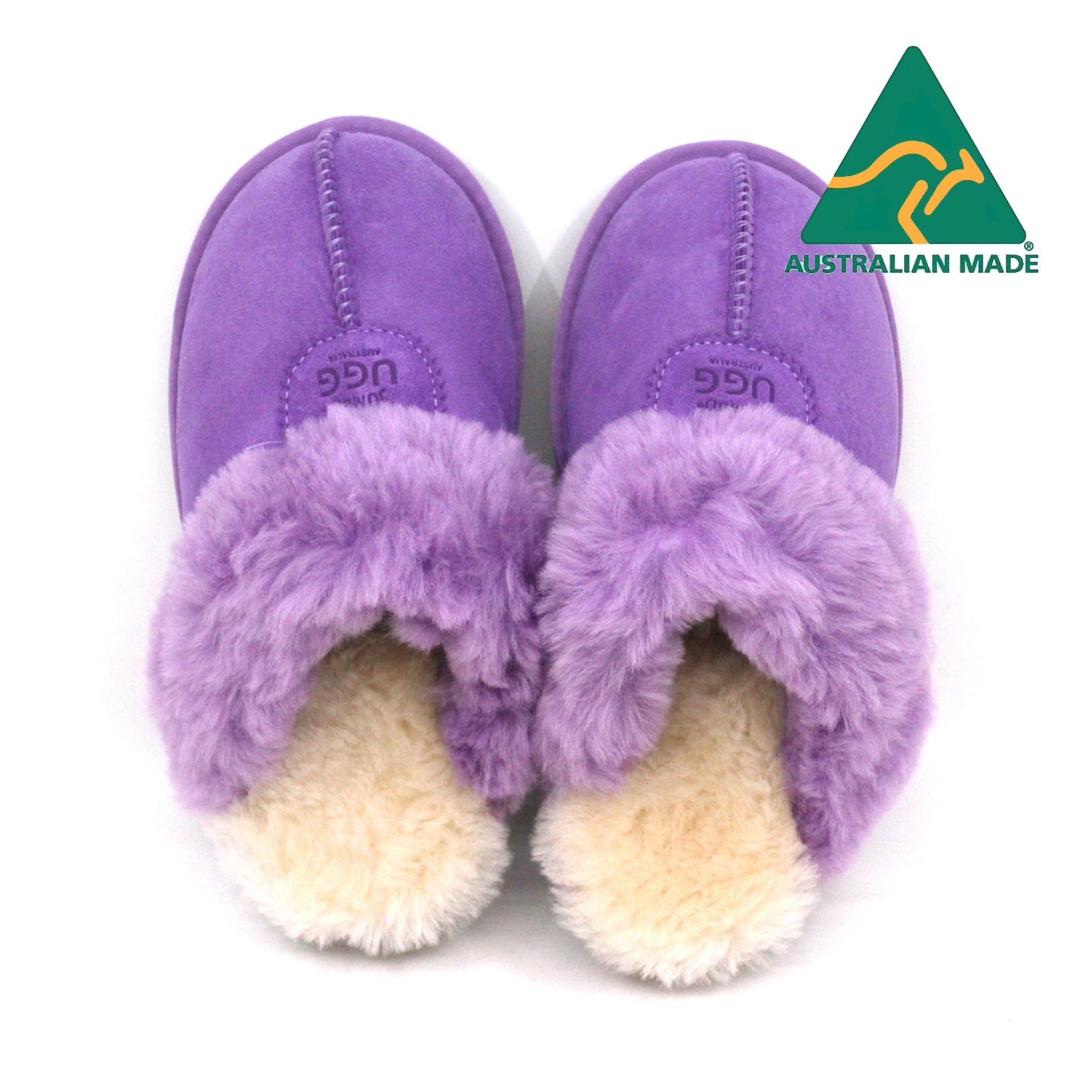 Australian Made - Carolina Ladies Scuff Uggs in Royal Purple view 22