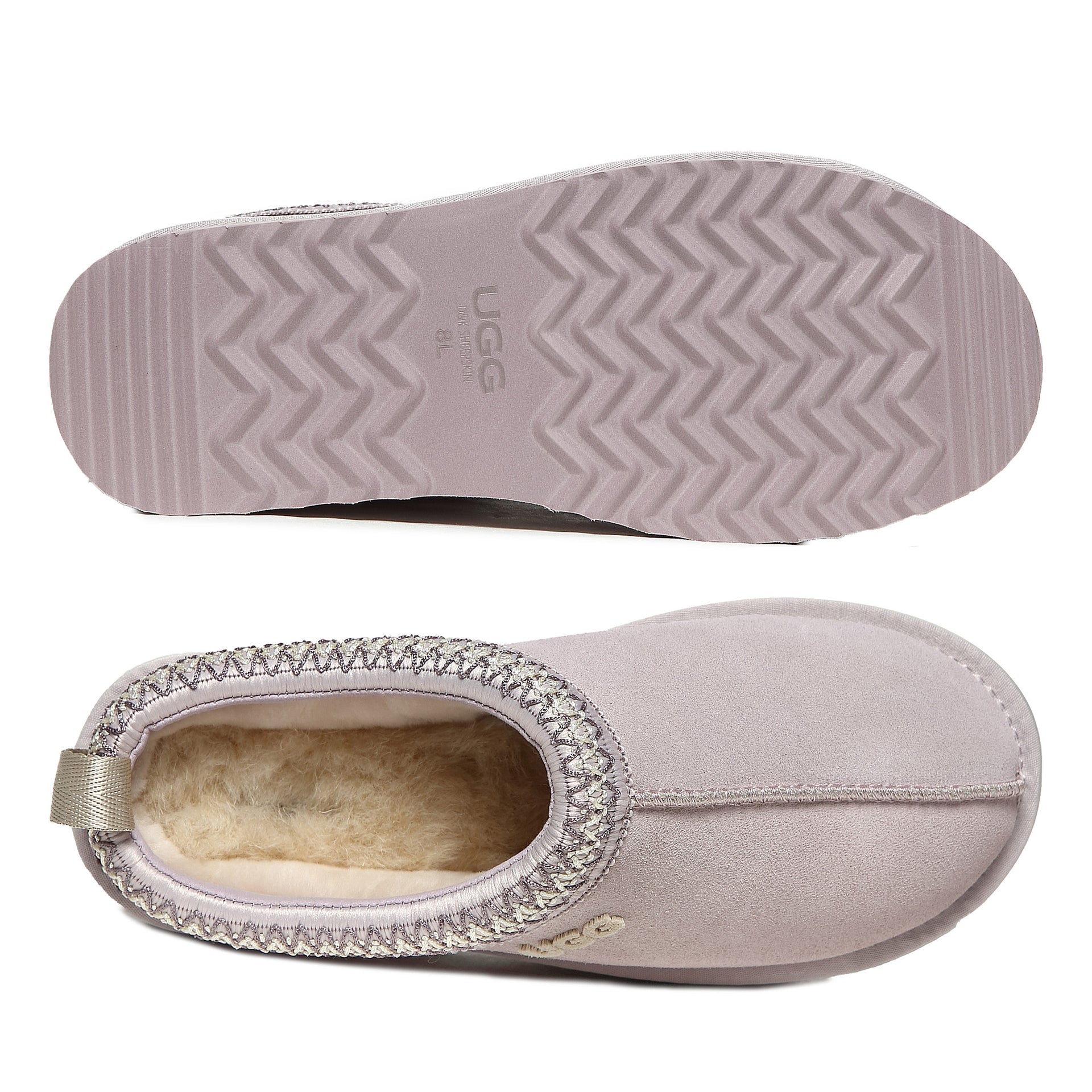 Tassie Logo Platform Uggs, women's slippers in Mist Pink view 14
