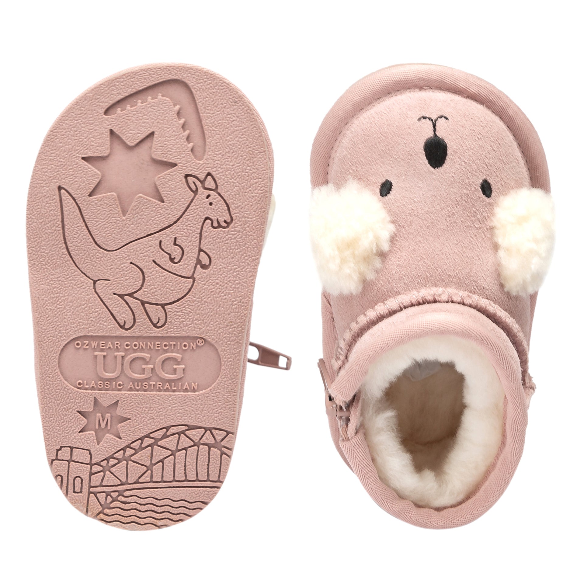 Kids Koala Uggs, boots in Pink view 5