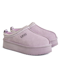 Premium Tassie Platform Uggs, women's slippers in Purple view 8