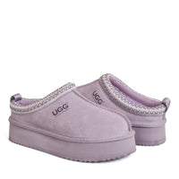 Premium Tassie Platform Uggs, women's slippers in Purple view 9