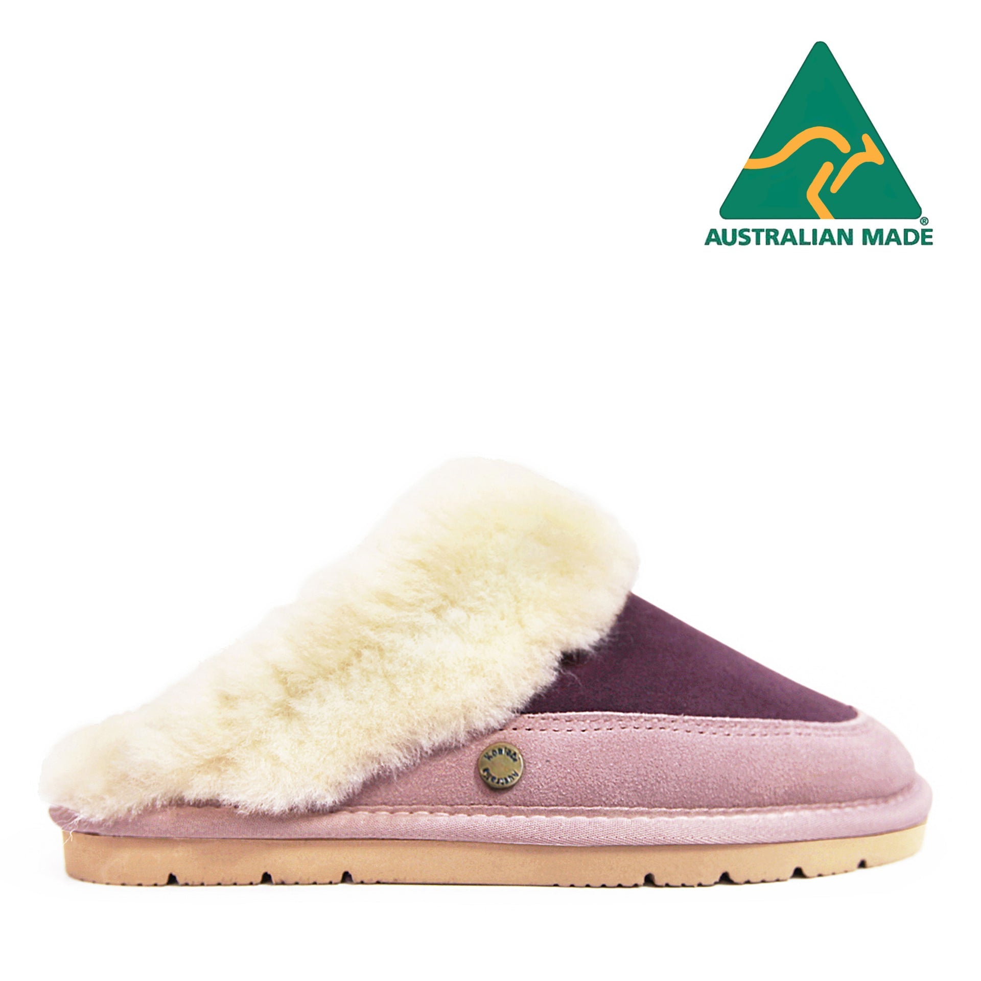 Australian Made - Julie Ugg Slippers, for women in Raisin view 2