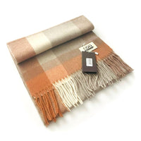 Premium Wool Scarf Uggs, for women and men in Rusty view 17