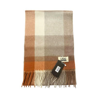 Premium Wool Scarf Uggs, for women and men in Rusty view 19