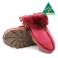 Australian Made - Carolina Ladies Scuff Uggs in Burgundy view 18