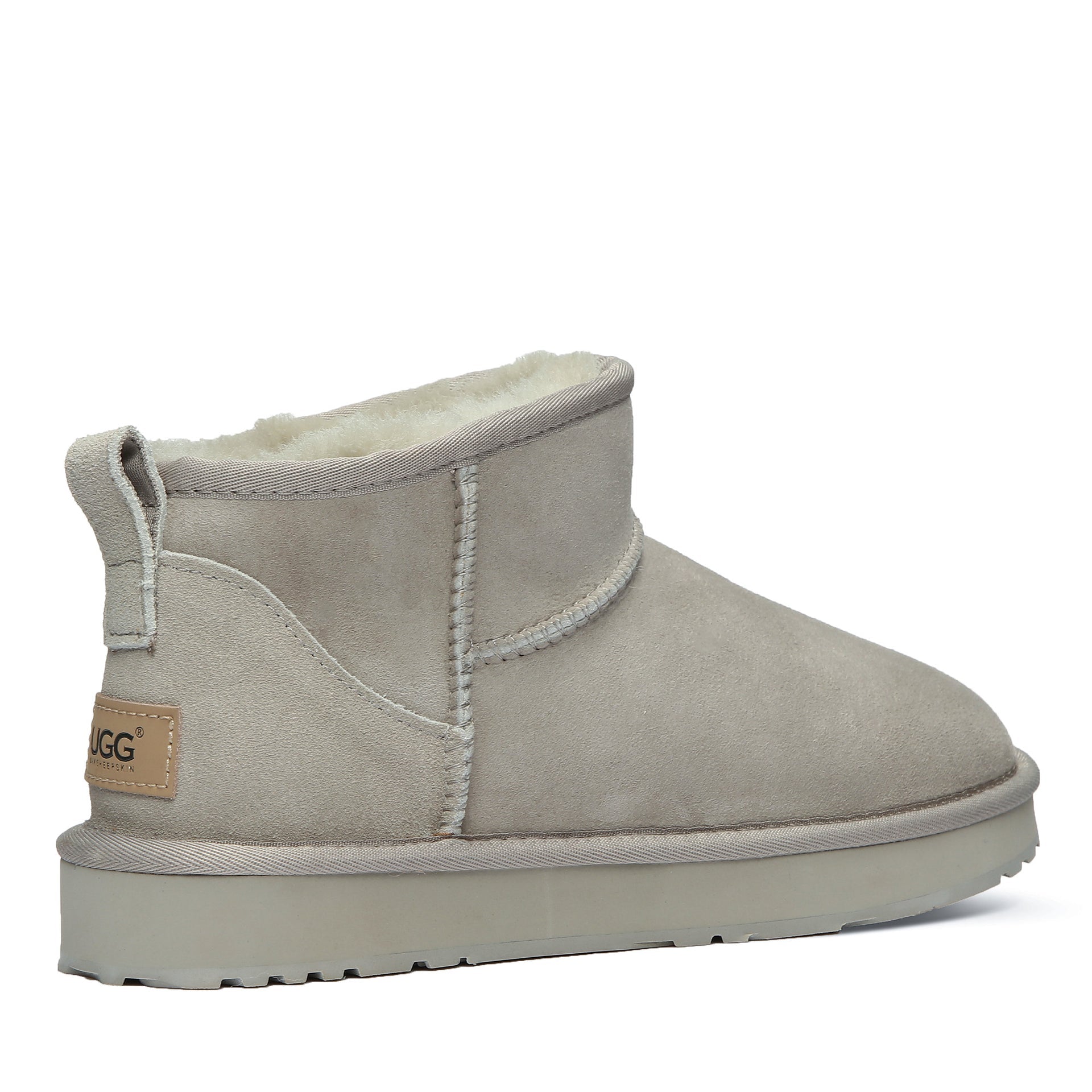 Classic Ultra Mini Uggs, women's and men's boots in Roland Grey view 18