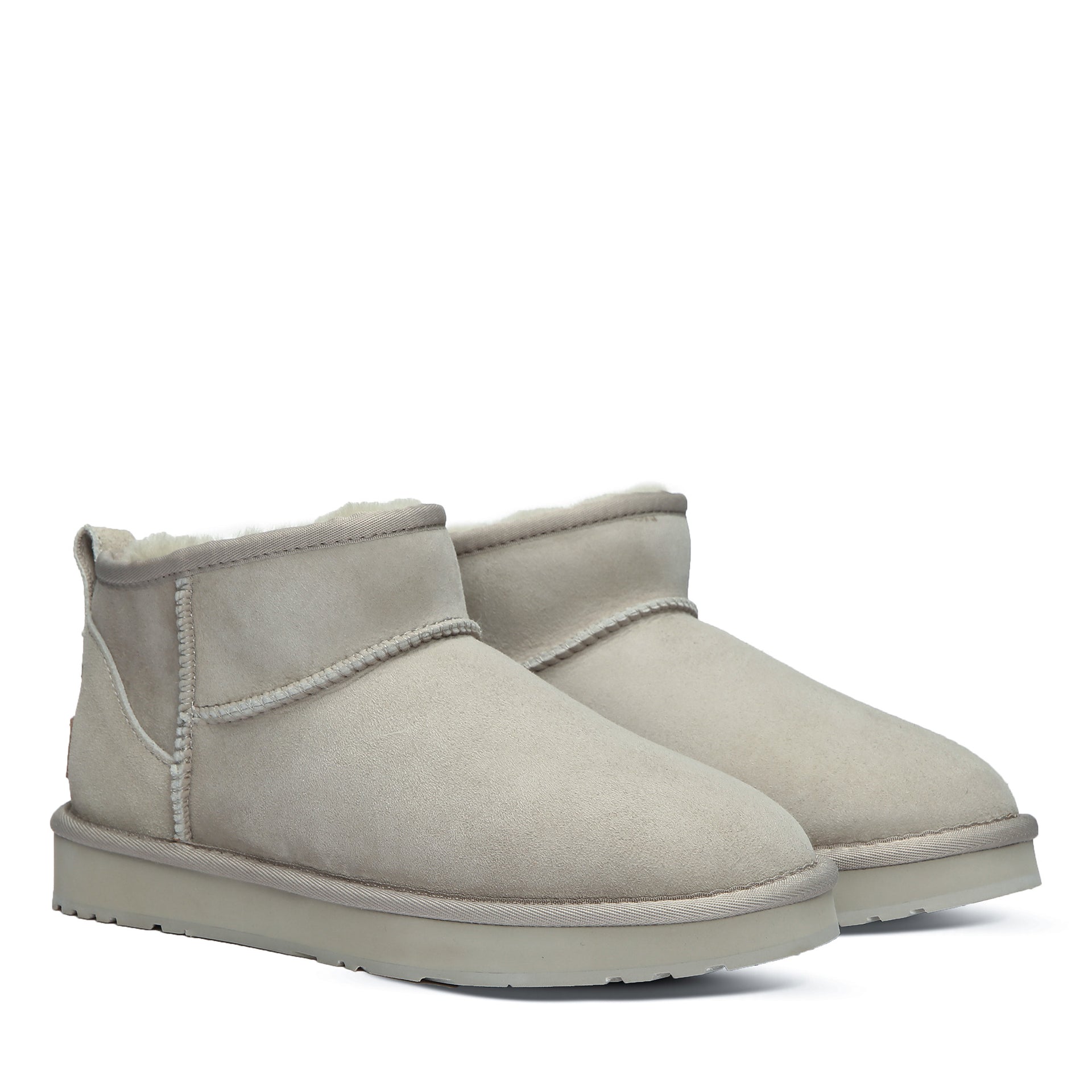 Classic Ultra Mini Uggs, women's and men's boots in Roland Grey view 19