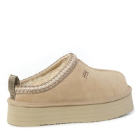 Platinum Tass Platform Ugg Slippers