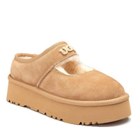 UGG Jaze Logo Platform Slippers, for women in Sand view 13