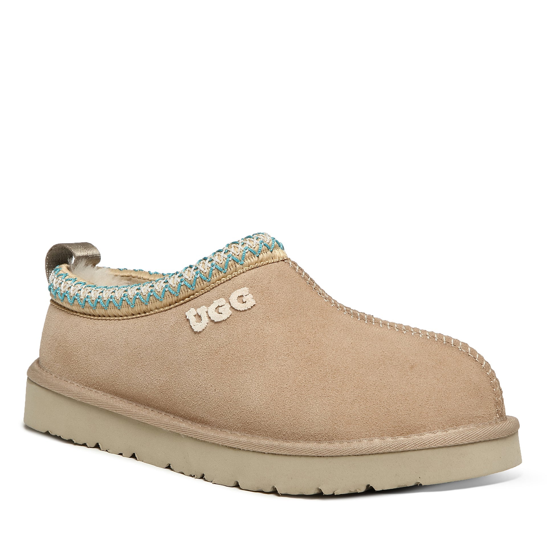 Tassie Logo Uggs, women's and men's slippers in Sand view 18