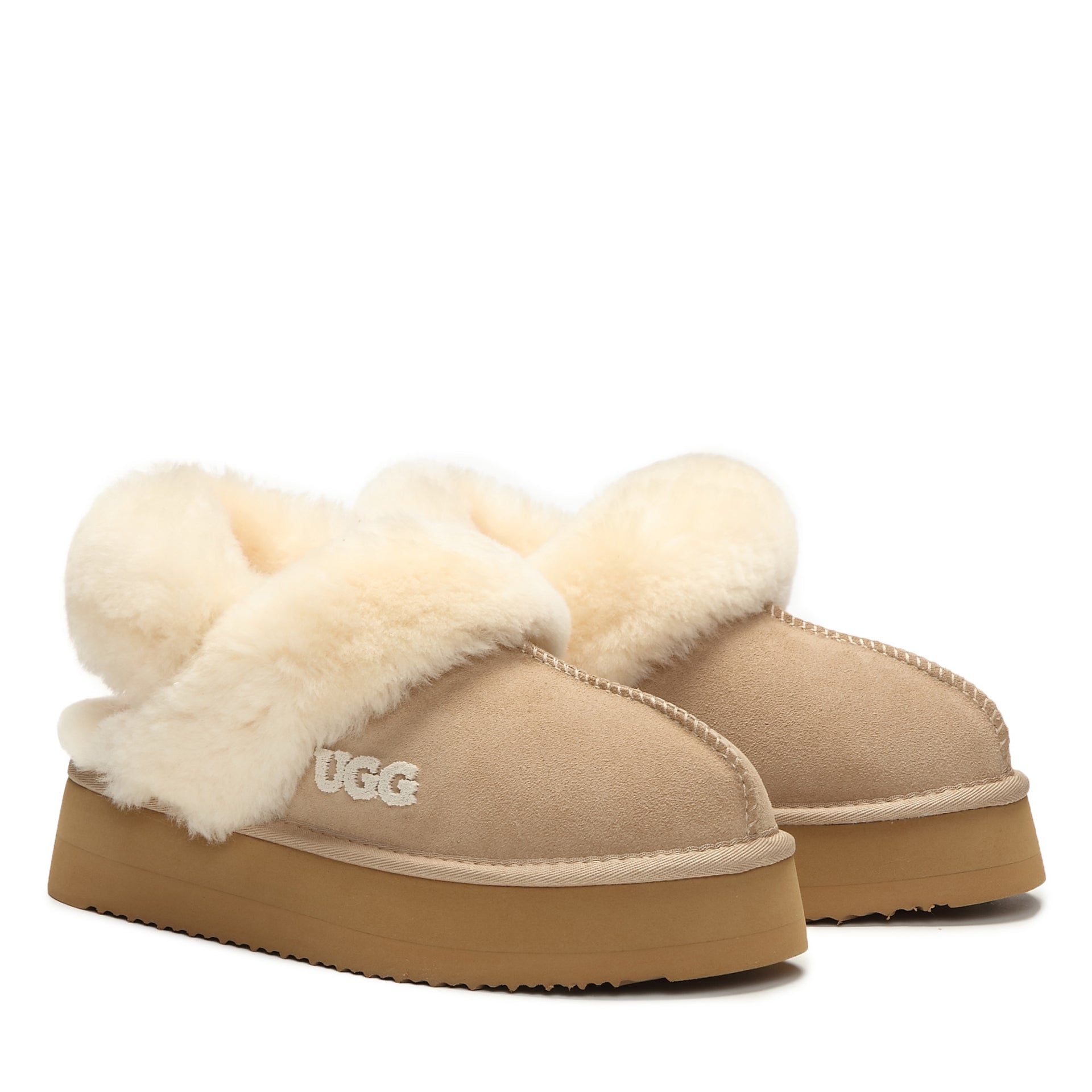 Multi Style Uggs, women's slippers in Sand view 9