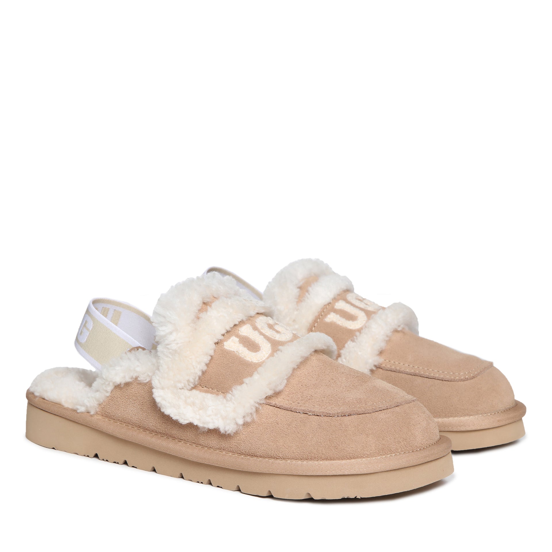 Trisha Platinum Uggs, women's slippers in Sand view 24