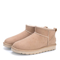 Premium Ultra Mini Ugg Boots, for women and men in Sand view 4