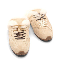 Cosy Shearling Ugg Slippers womens shearling ugg slippers in sand view 13