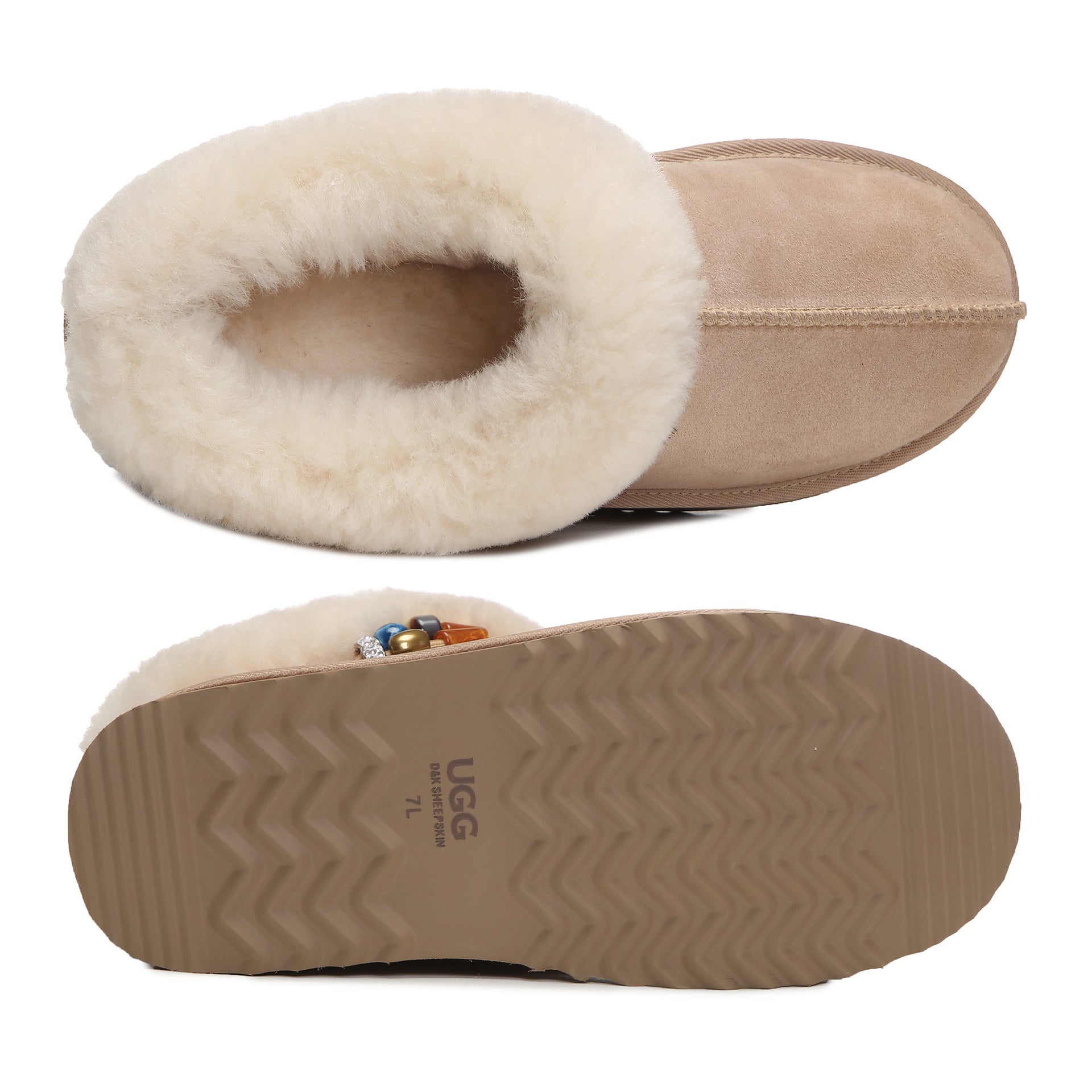Platform Tazzelle Ugg Slippers, for women in Sand view 10