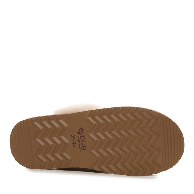 Platinum Slingback Scuff Uggs