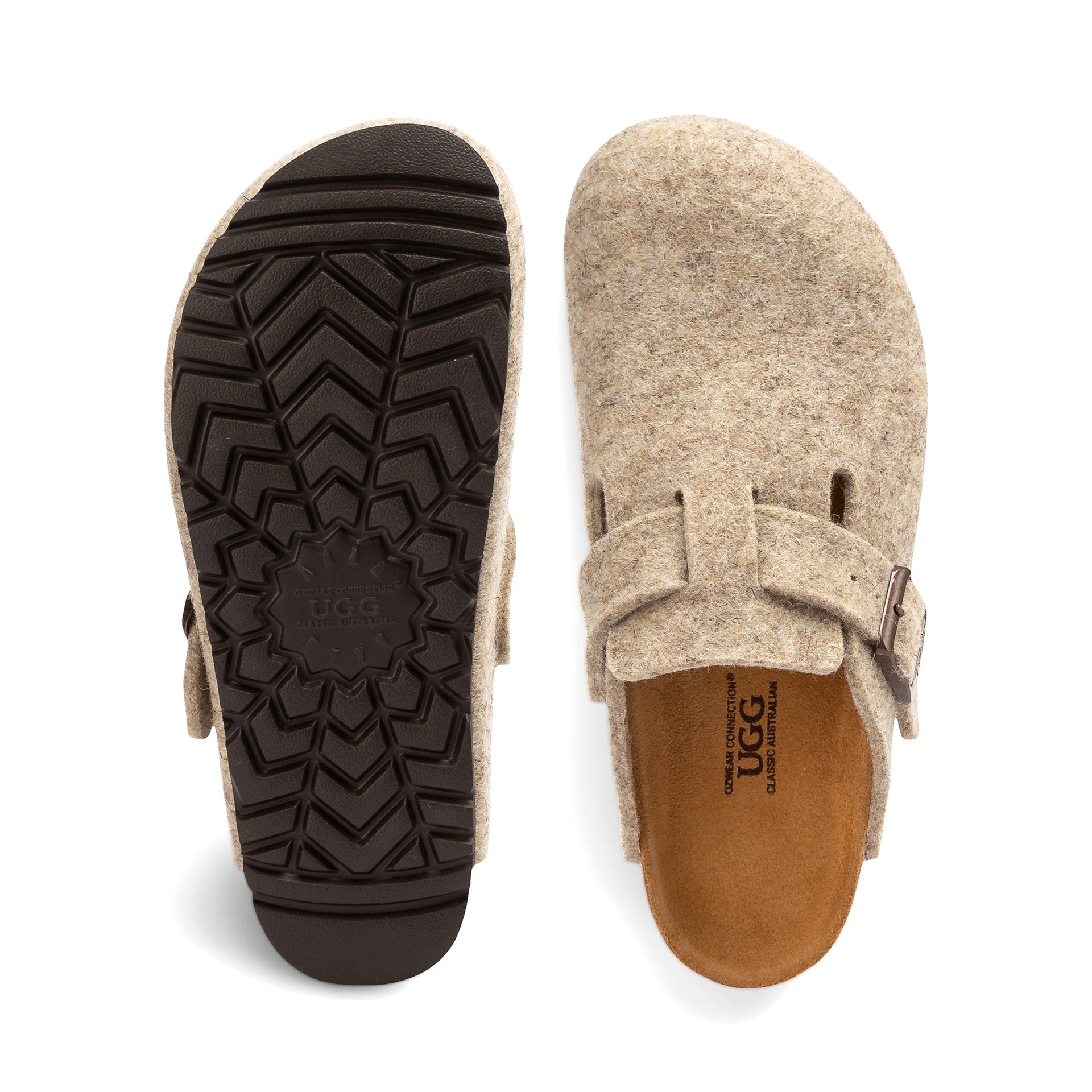 Clog Soft Footbed Uggs, for women and men in Stone Grey view 5