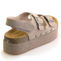 Ultimate Birdie Mich Platform Sandals, for women in Taupe view 7