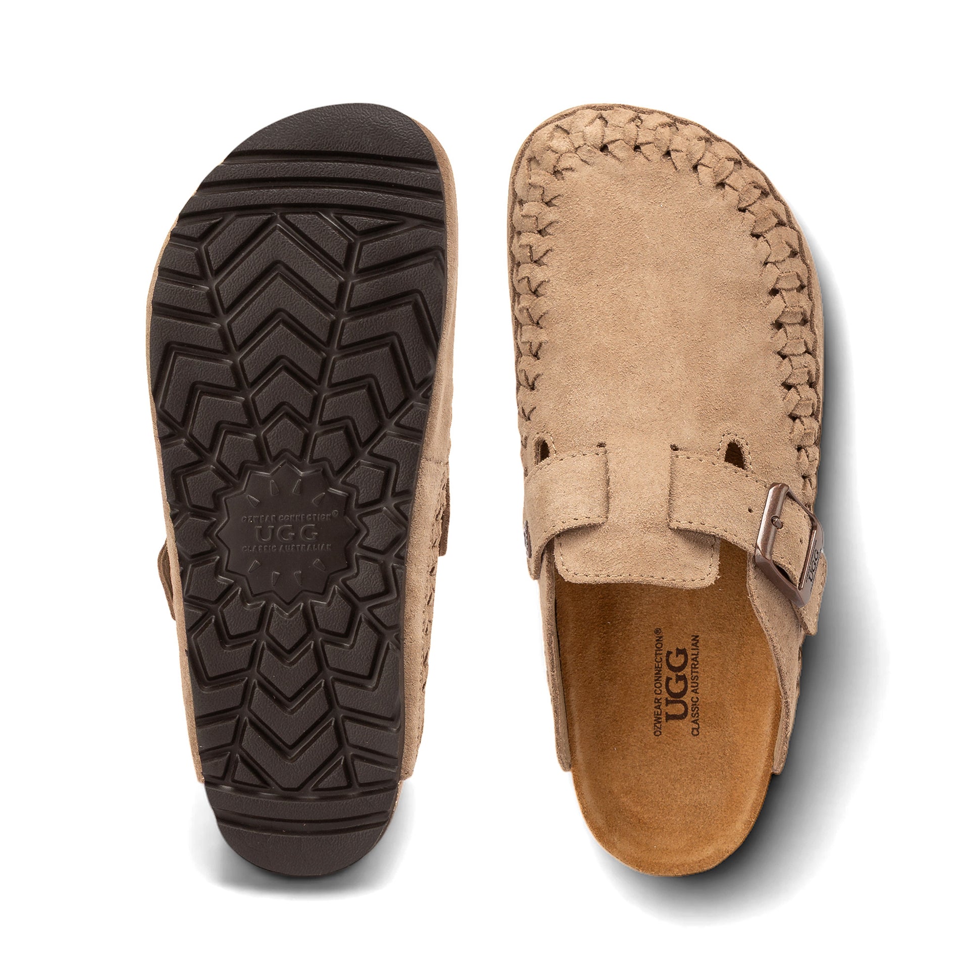 Clog Ugg Slippers, for women and men in Taupe view 15