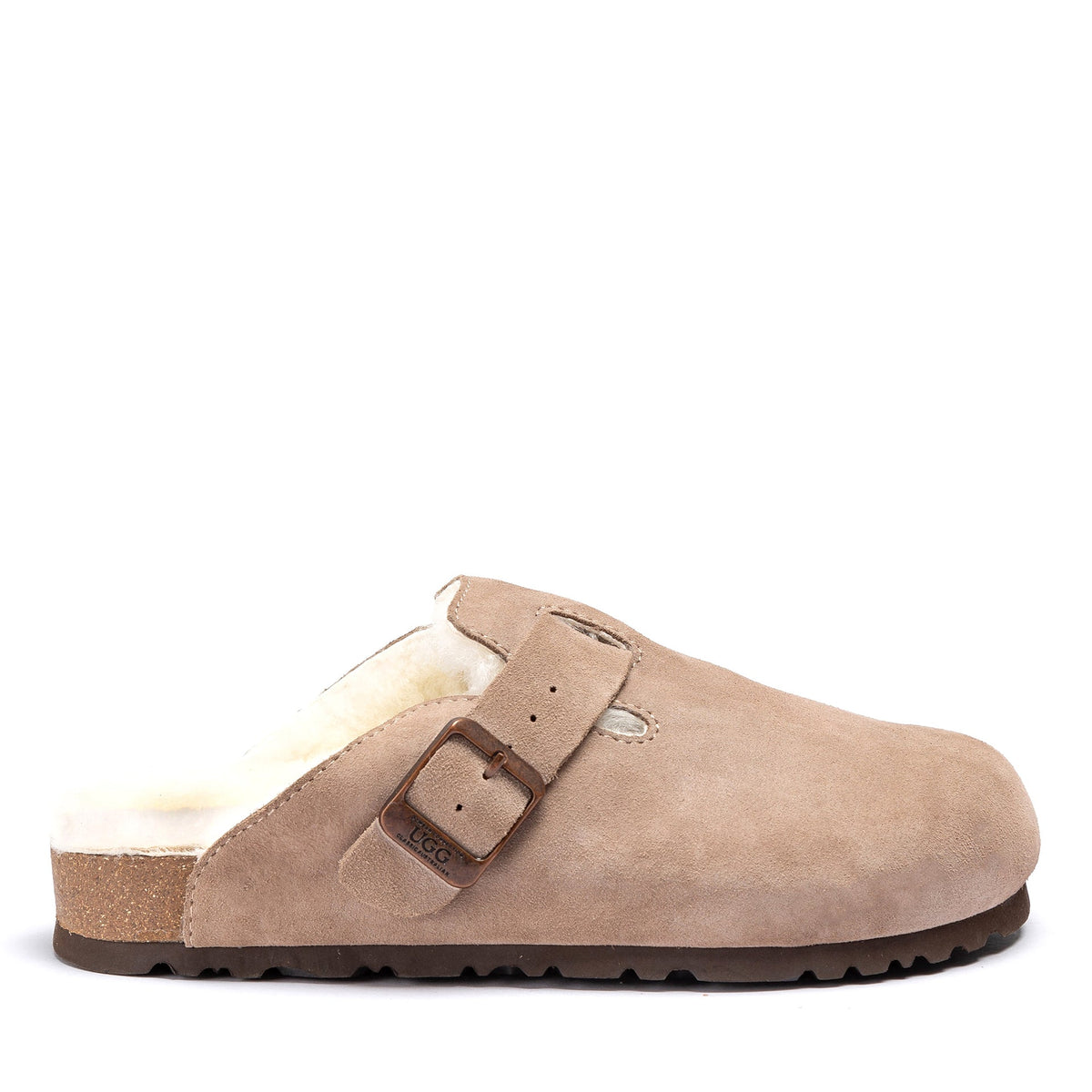 Belt Uggs, for women and men in Taupe view 1