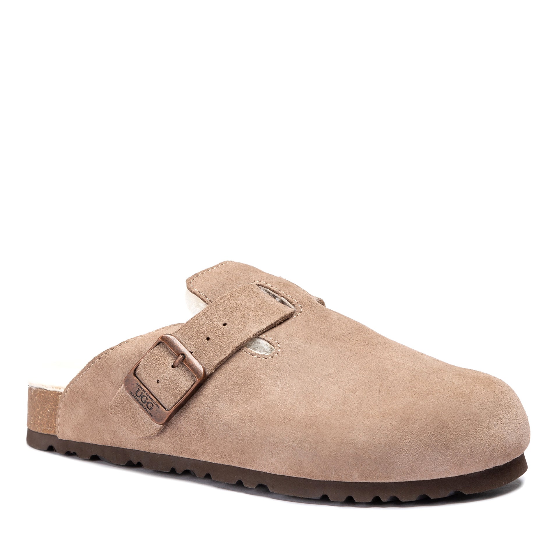 Belt Uggs, for women and men in Taupe view 3