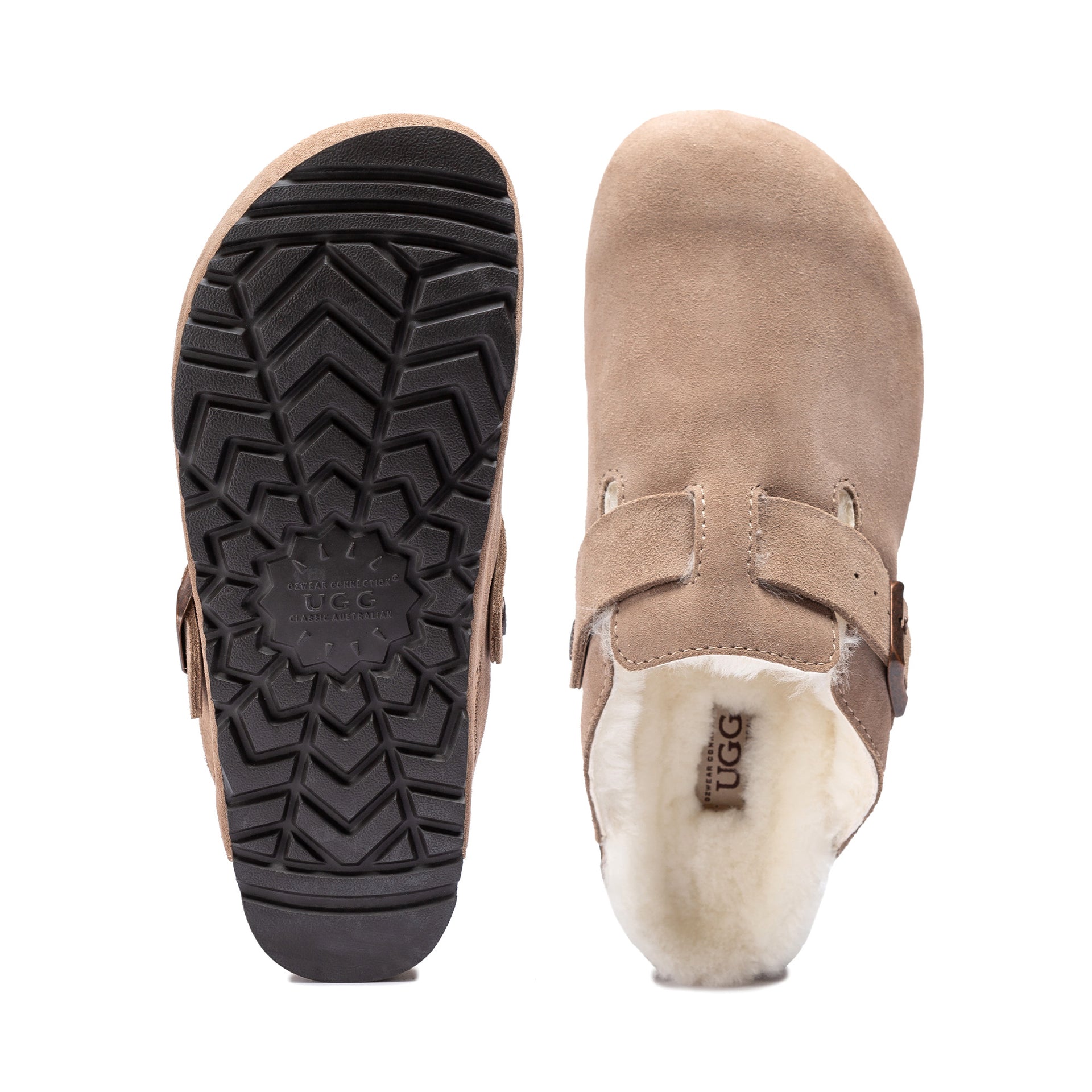 Belt Uggs, for women and men in Taupe view 5