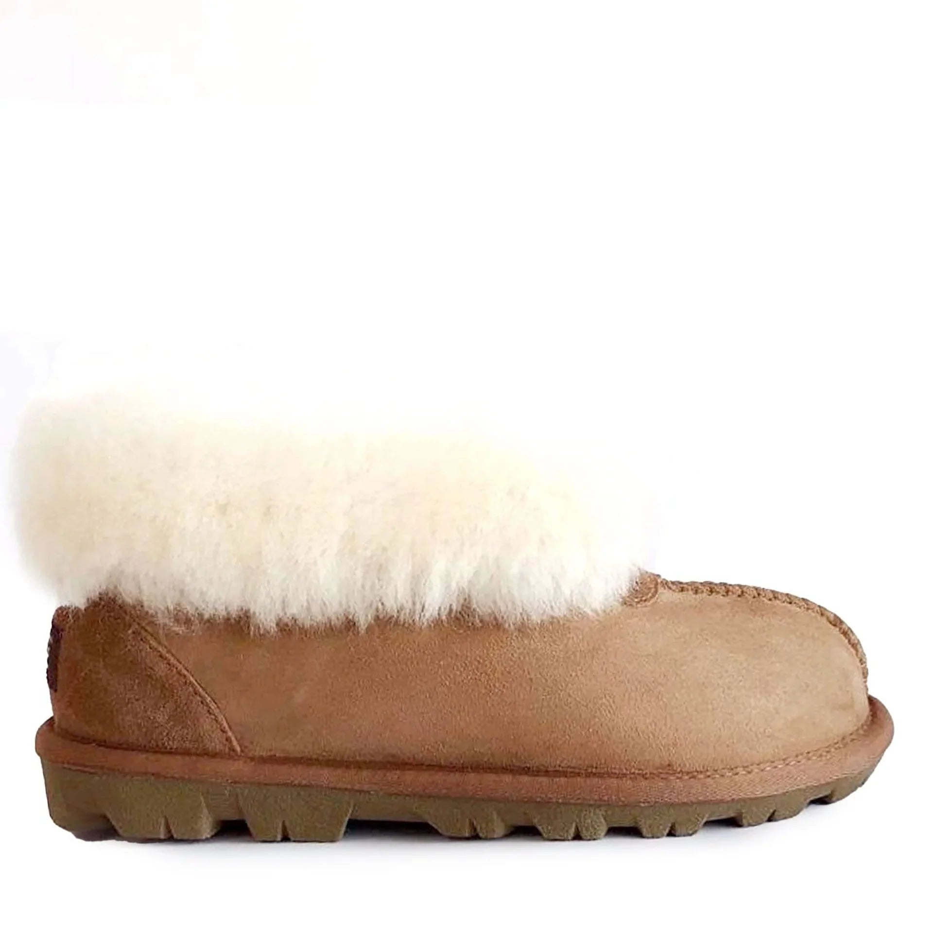 Ace Ugg Slippers sheepskin slippers with a non-slip sole