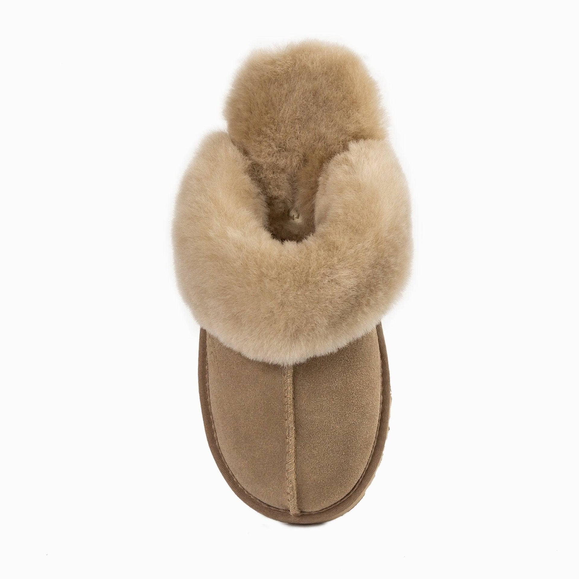 UGG Joan Unisex Scuffette Suede sheepskin scuff slippers view 15