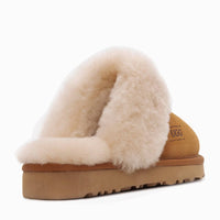 UGG Joan Unisex Scuffette Suede sheepskin scuff slippers view 3