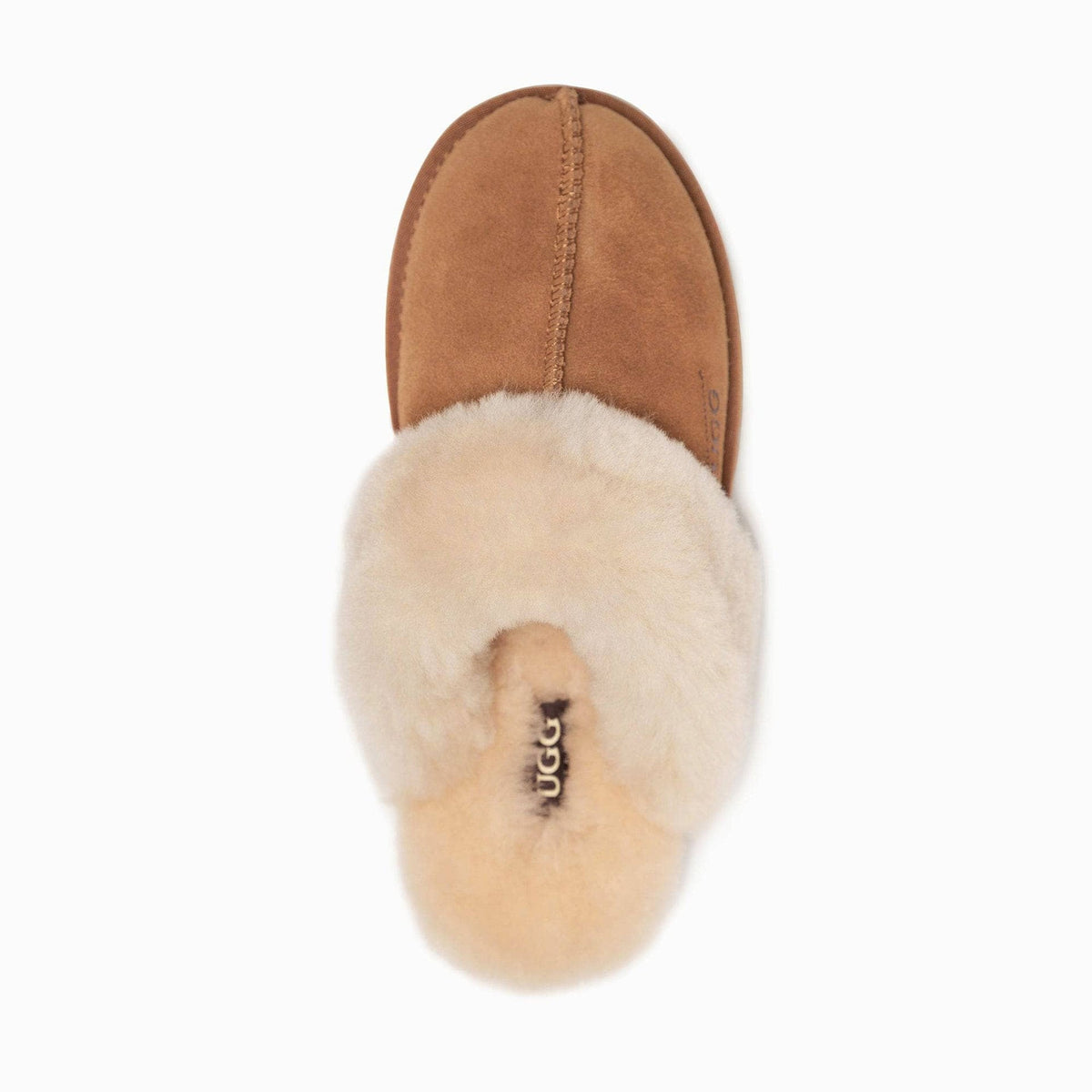 UGG Joan Unisex Scuffette Suede sheepskin scuff slippers view 6