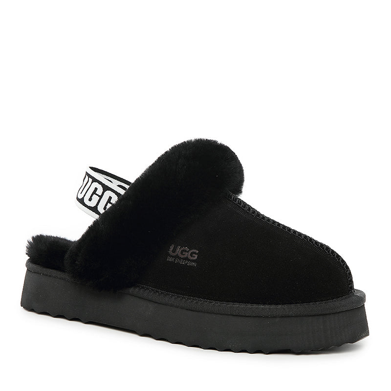 Platinum Slingback Scuff Uggs