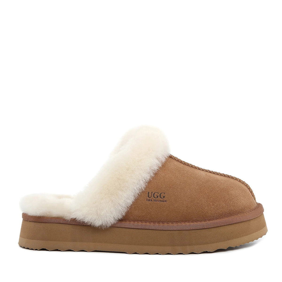 Women's Rise Scuff Uggs in Chestnut view 1