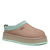 Premium Tass Platform Uggs, women's slippers in Vally Brown Green view 12