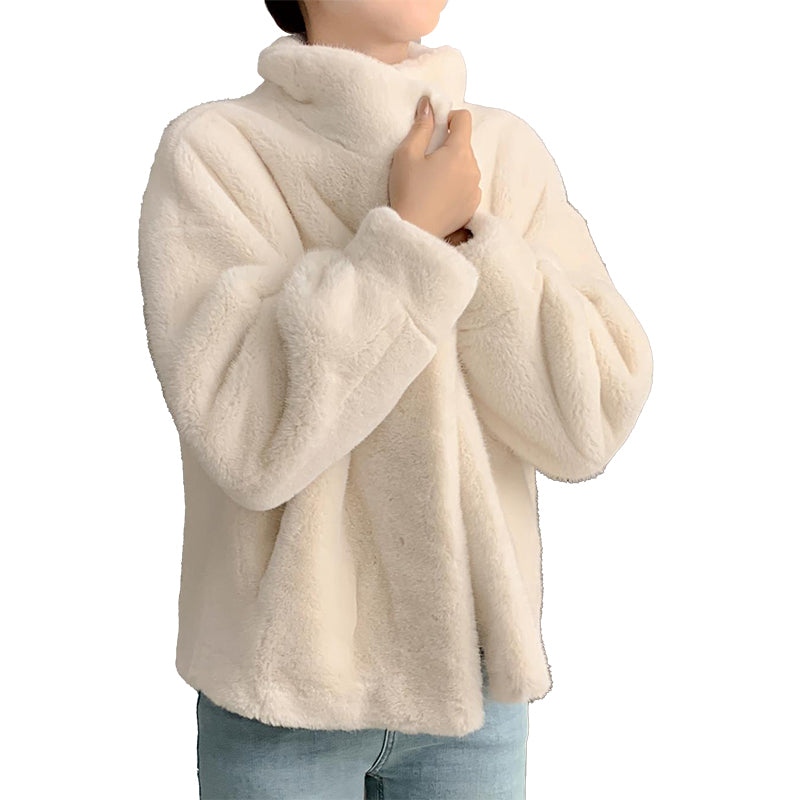 UGG Fur Jacket, for women in Off White view 8