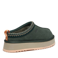 Premium Tass Platform Uggs, women's slippers in Woodland Green view 18