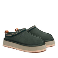 Premium Tass Platform Uggs, women's slippers in Woodland Green view 19