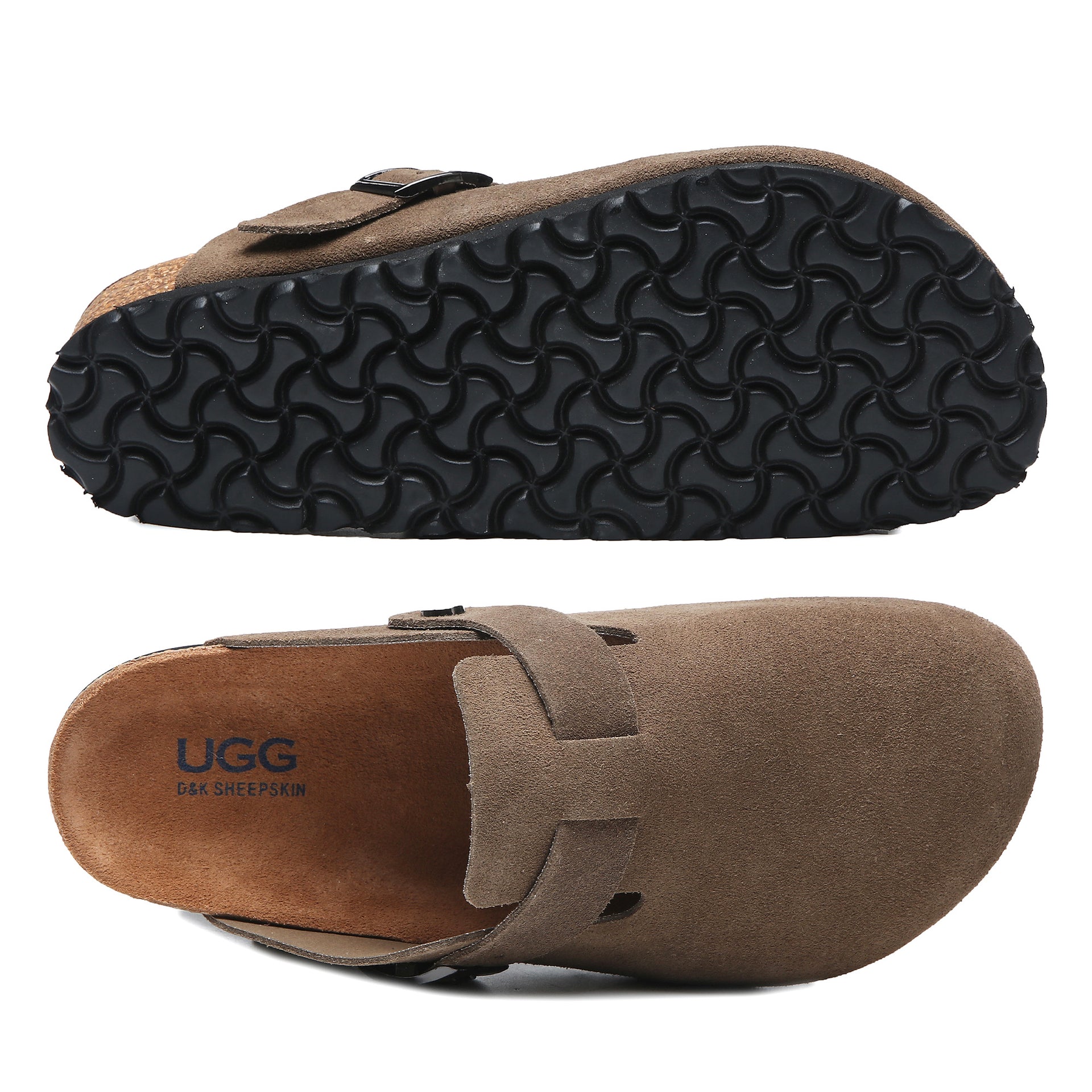 Kainee Ugg Slippers buckle ugg slides view 25