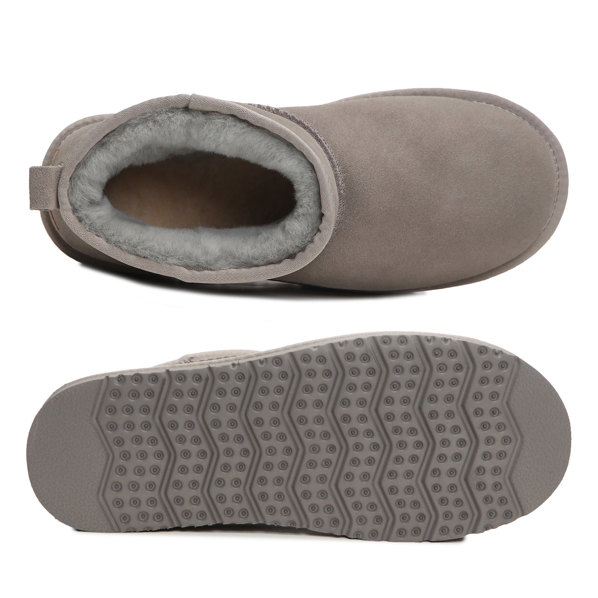 Mini Atasha Ugg Boots, for women and men in Warm Grey view 30