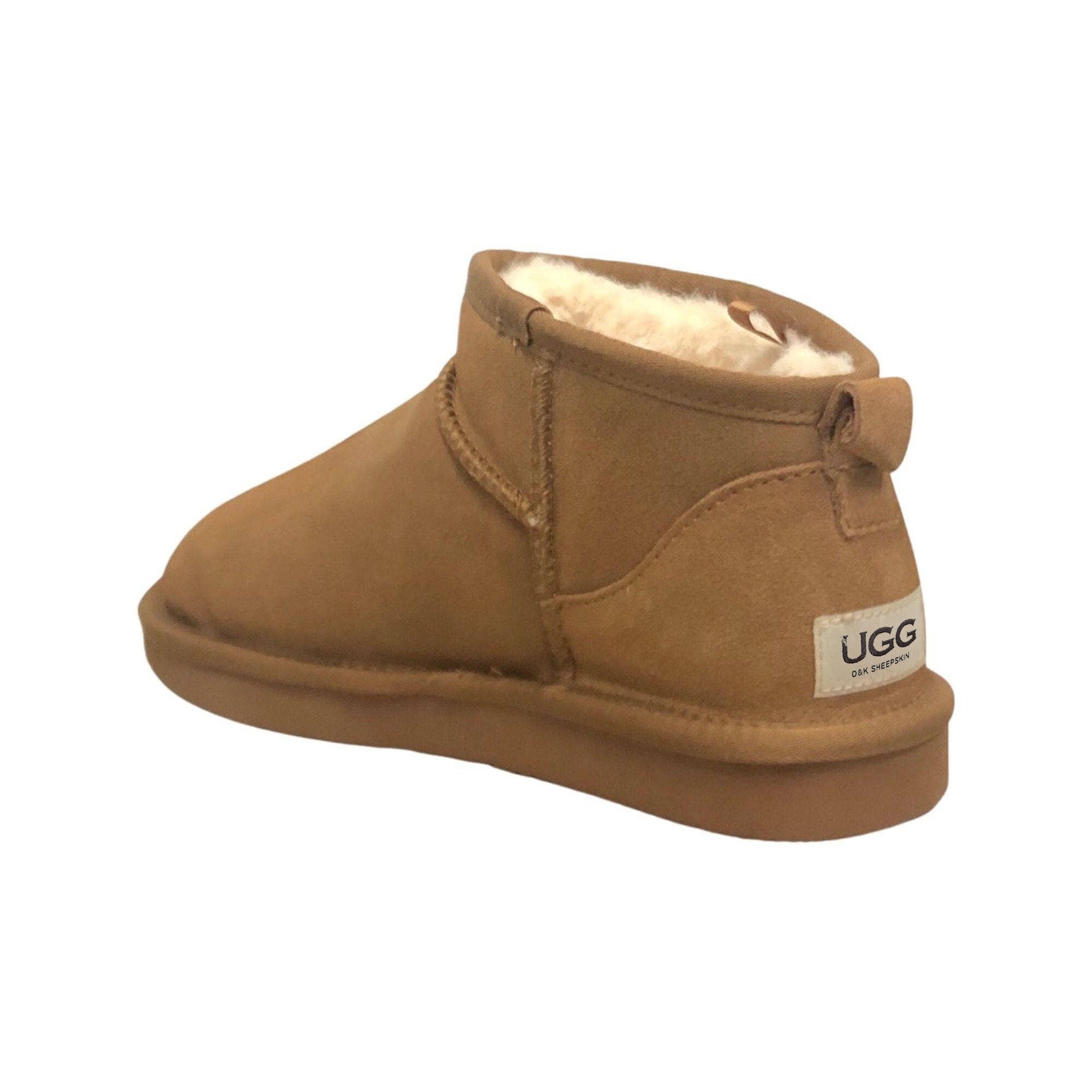 Willow Ultra Mini Ugg Boots women's suede sheepskin boots view 3