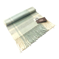 Premium Wool Scarf Uggs, for women and men in White Moss view 25
