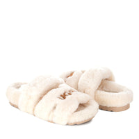Estela Logo Shearling Ugg Slippers