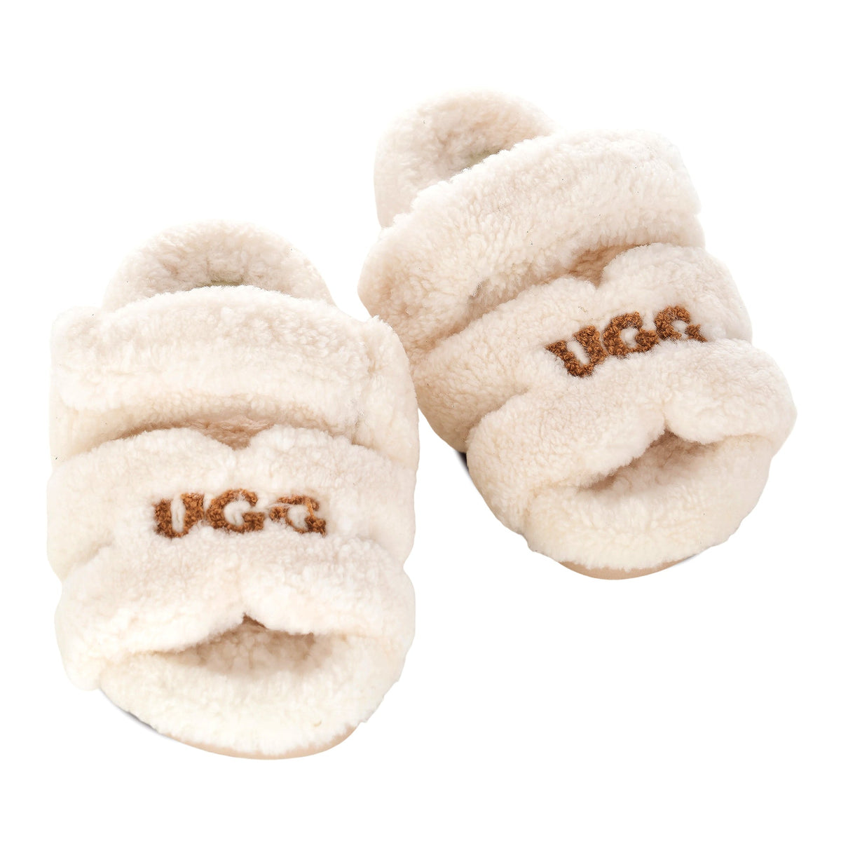 Estela Logo Shearling Ugg Slippers
